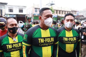 Gowes Sinergi & Bhakti Sosial Ala TNI POLRI NTB